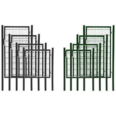 Gartentür Grün Anthrazit Gartentor Zauntür Hoftür Gartenpforte Gartenzaun Metall - Bild 1 von 4