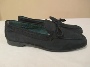 Zapato Mocasín Fratelli Rossetti Mujer Azul Marino Gamuza Cuero Talla 6 M 70027 ¡Excelente! - Imagen 1 de 10