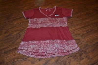H13- Antigua Arkansas Razorbacks Top Size Juniors Medium - Image 1 of 3