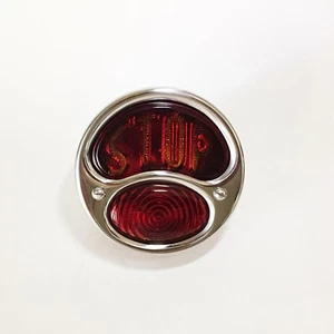 1928-31 Ford 'Model A' R/H Tail Light with STOP Lens- POL S/S- Hot Rod/ Truck - Bild 1 von 4