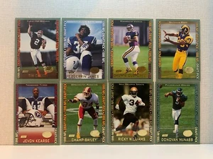 1999 Topps Collection Rookie 8 Cards! MCNABB, WILLIAMS, JAMES, KEARSE, BAILEY, + - Picture 1 of 2