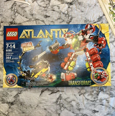 8080 UNDERSEA EXPLORER lego legos set NEW Atlantis submarine sub robot transform - Image 1 of 2