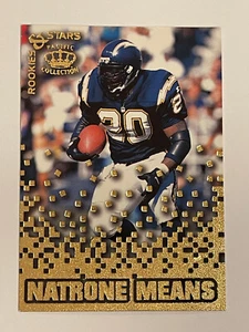 1995 Pacific Triple Folders Rookies & Stars Natron Means #RS-27 - Imagen 1 de 2