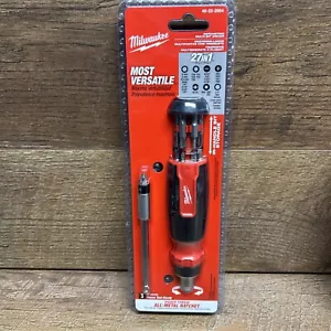 Milwaukee 27-In-1 Ratcheting Multi-Bit Screwdriver 48-22-2904 New - Picture 1 of 7