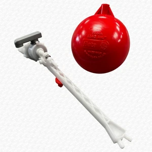Macdee Side Entry Toilet Filling Valve Inlet Valve Float Valve 1/2" & Float Kit - Picture 1 of 5