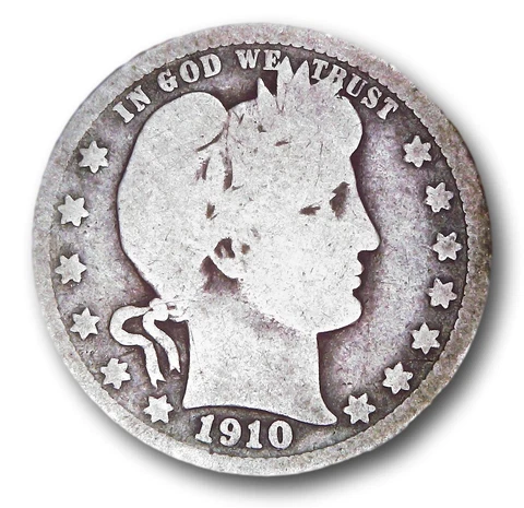 1910-D 25C | Looks Good | KM# 114 Cover
