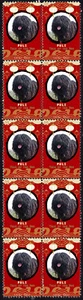 PULI YEAR OF THE DOG 2018 STRIP OF 10 MINT STAMPS - Bild 1 von 1