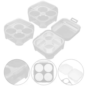 3pcs Empty Egg Carton Egg Packing Box Egg Case Camping Egg Keeper - Picture 1 of 12