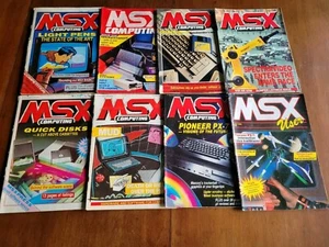 X8 Vintage Sony MSX Magazines - Afbeelding 1 van 4