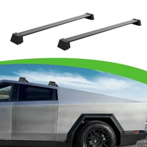 Alu Roof Rail Rack Cross bar Fit For Tesla Cybertruck 2024 2025 （Sunroof zone) - Imagen 1 de 7