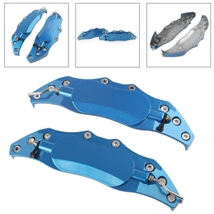 2pcs Car 3D Metal Brake Caliper Covers Universal Front & Rear Large Blue 18''+ - Bild 1 von 12