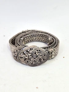 Cintura thailandese in argento sterling 8,44 TOZ - Foto 1 di 8