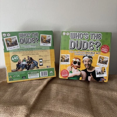 Who's the Dude? Hilarious Charades Double Act Game - Sealed Boxes - Image 1 of 4