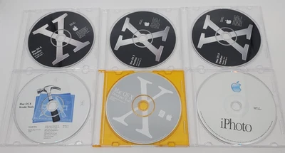 Lot Of 6 Apple Mac Discs, OS X Panther, Xcode Tools, Developer Tools, iPhoto - Image 1 of 4