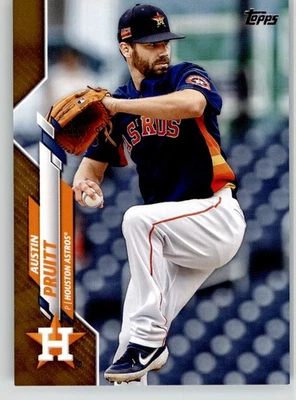 Austin Pruitt 2020 Topps Update Gold U-203 #/2020 Houston Astros - Image 1 of 2