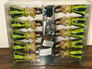 NOS Vtg Tiki Girls 10 String Lights Hawaiian Hula Girl Ukulele Blow Mold 3” 2003 - Picture 1 of 5