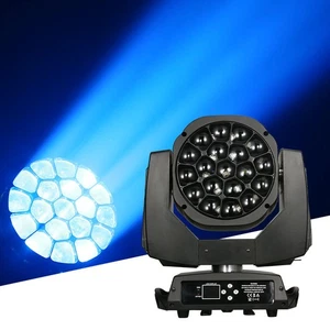 19x15W RGBW Zoom LED Wash Big Bee Eye Moving Head Light for Church Wedding Stage - Picture 1 of 18