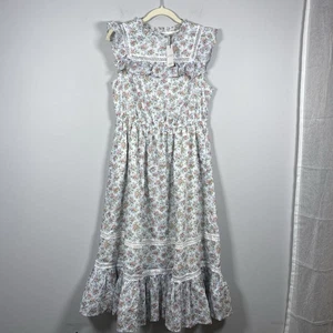 NWT J. Crew Liberty Maxi Dress in Winding Roses Womens S Floral Tier Cottagecore - Picture 1 of 10