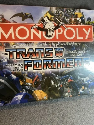 Monopoly The Transformers Collector's Edition USAopoly Parker Brothers 2007 - Image 1 of 4