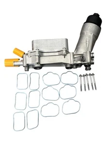 Aluminum Engine Oil Cooler Kit w/ Sensors – Fits Chrysler Dodge Jeep 3.6L V6 - Picture 1 of 13