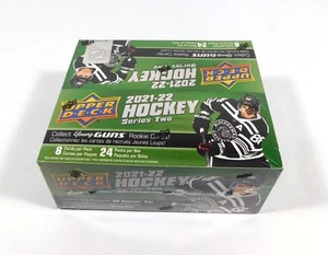2021-22 Upper Deck Hockey Serie 2 Caja al por menor sellada (24 paquetes) bilingüe - Imagen 1 de 2