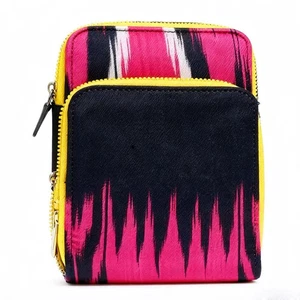 KUZNEY - Atlas Double-Layer Wallet Clutch Tasche aus Maulbeerseide - Bild 1 von 4