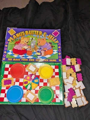 Peanut Butter and Jelly Sandwich Board Game Fundex 1999 Complete - Image 1 of 4