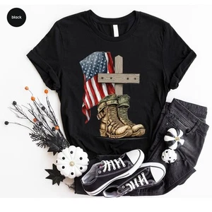 Memorial Day Shirt, American Flag Shirt, Independence Day Shirt, Patriotic Ou... - Picture 1 of 20