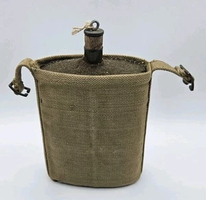 WW2 WWII British Army 1937 Pattern Webbing Water Bottle Sleeve Carrier - Picture 1 of 11