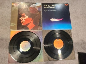Chick Corea Light as a Feather Vinyl LP Polydor 1973 & Before Forever Lp In Sh - Picture 1 of 9