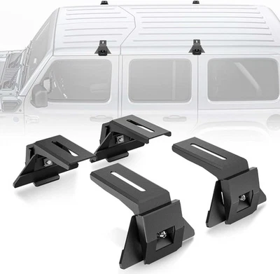 Roof Rack Mounting Brackets Compatible with Wrangler JL JK 2007-2024, Gladiator - Image 1 of 4