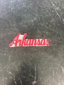 "Parche De Colección Años 70 80 Arkansas Raro Retro 4"" Sombrero de Camionero Chaqueta Fútbol Guión" - Imagen 1 de 3