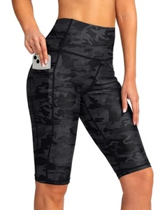 Women's High Waisted Swim Shorts with Pockets UPF50+ Long Board Swimming Shor... - Picture 1 of 7