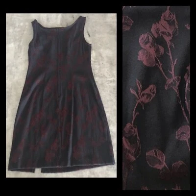 Vestido vintage años 90 Y2K grunge 5 6 ceñido al cuerpo floral hada gótico caprichoso graduación EE. UU. Foto 1 de 4