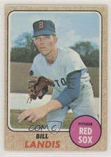 1969 Milton Bradley Win-A-Card Game 1968 Topps Baseball Bill Landis #189
