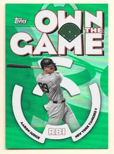 2024 Topps Archives Aaron Judge Green Own the Game 12/99 -NY YANKEES- #060TG-1 - Bild 1 von 1