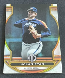 2023 Topps Tribute GOLD - #/75 - Nolan Ryan - #27 - Picture 1 of 2