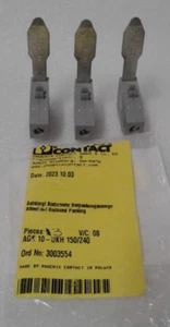 Lot of 3 Phoenix Contact AGK 10-UKH 150/240 Terminal Block Kick-Off 3003554 - Picture 1 of 6