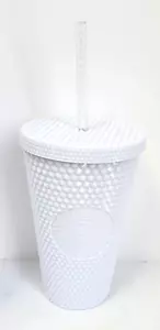 Starbucks White Studded Tumbler Cold Cup - 16oz - NEU - Bild 1 von 5