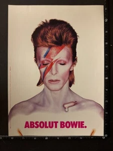 DAVID BOWIE - ABSOLUT BOWIE 8X12' ORIGINAL MAGAZINE ADVERT M171 - Picture 1 of 1