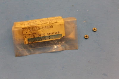 Tuerca Yamaha CANTIDAD 2 84-85 FJ600 83 XJ900 85 XVZ1200 PIEZA # 95380-03600-00 NUEVO DE STOCK Foto 1 de 4