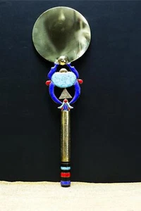 Espejo de la Diosa Hathor con Escarabajo y Pirámide, Espejo Mágico de Hathor - Imagen 1 de 4