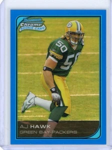 2006 Bowman Chrome #226 A.J. Hawk Rookie Blue Refractor Mo 134 of 150 - Picture 1 of 2