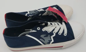 New England Patriots FOCO NFL Official Licensed Sneakers Shoes Men's Size 8 - Picture 1 of 12