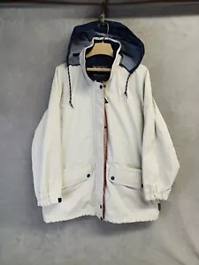 Pacific Trail Outerwear Jacket Mens XL Off White Vented With Hood London Fog - Picture 1 of 12