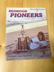 1984 REDWOOD PIONEERS PROGRAMMA UFFICIALE (DEVON WHITE / MARK MCLEMORE) - Foto 1 di 2