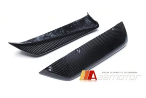 Carbon Fiber Rear Bumper Extension 2PC fits Mitsubishi Lancer Evolution X EVO 10 - Picture 1 of 7
