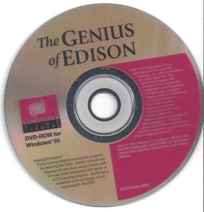 The Genius of Edison - vintage software PC CD - Picture 1 of 1