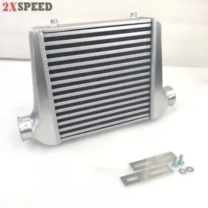 Aluminum Polished Intercooler Front Mount 18"x13"x3" 2.5" I&O YCZ-037 Tube & Fin - Picture 1 of 8