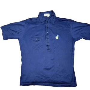 RARE 70's/80's Walt Disney World Lake Buena Vista Club Polo Shirt Size L/XL - Picture 1 of 6